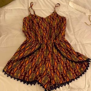 Patterned Romper